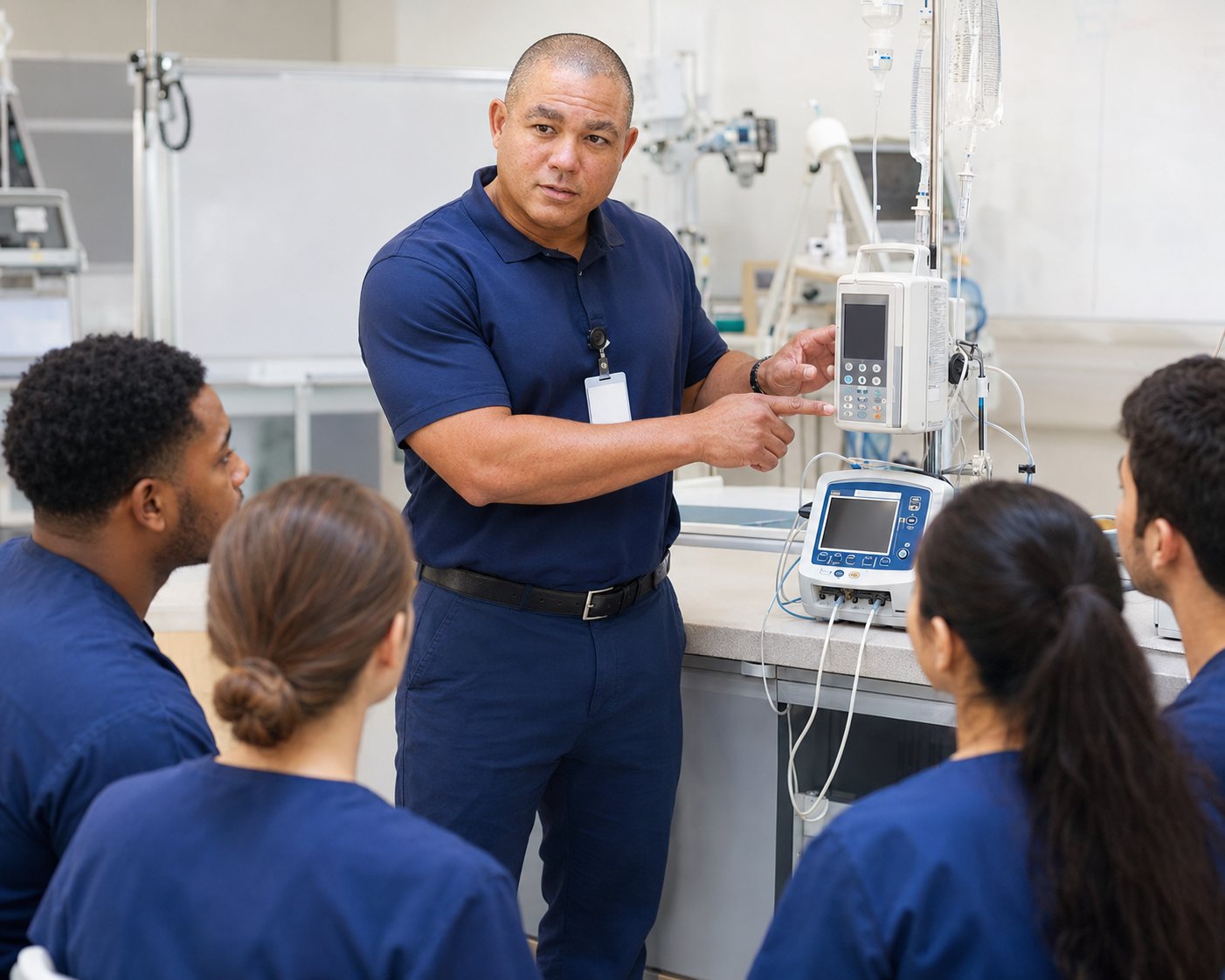 BiomedRx healthcare technology management team delivering line isolation monitor testing